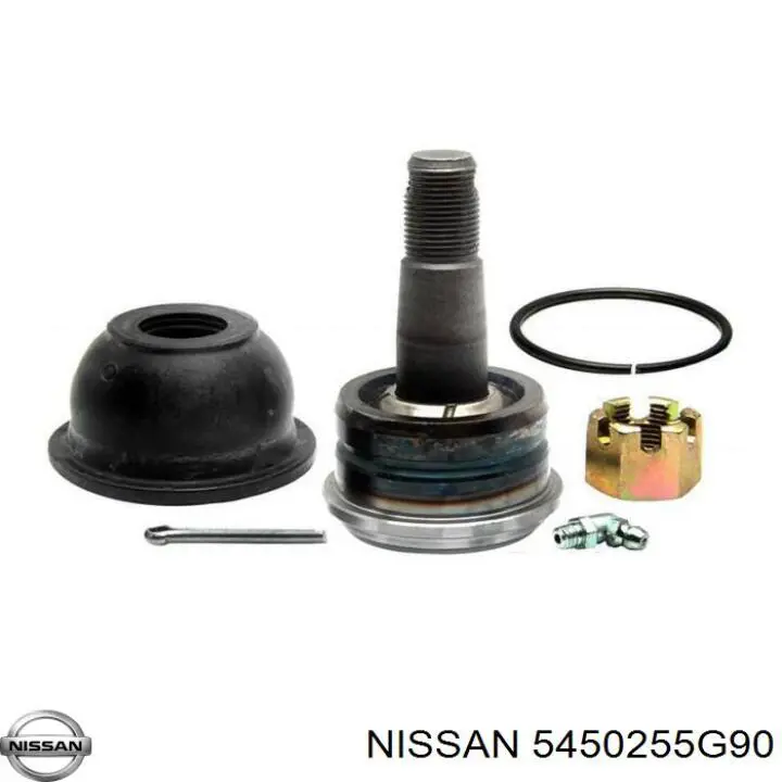 5450255G90 Nissan barra oscilante, suspensión de ruedas delantera, inferior derecha