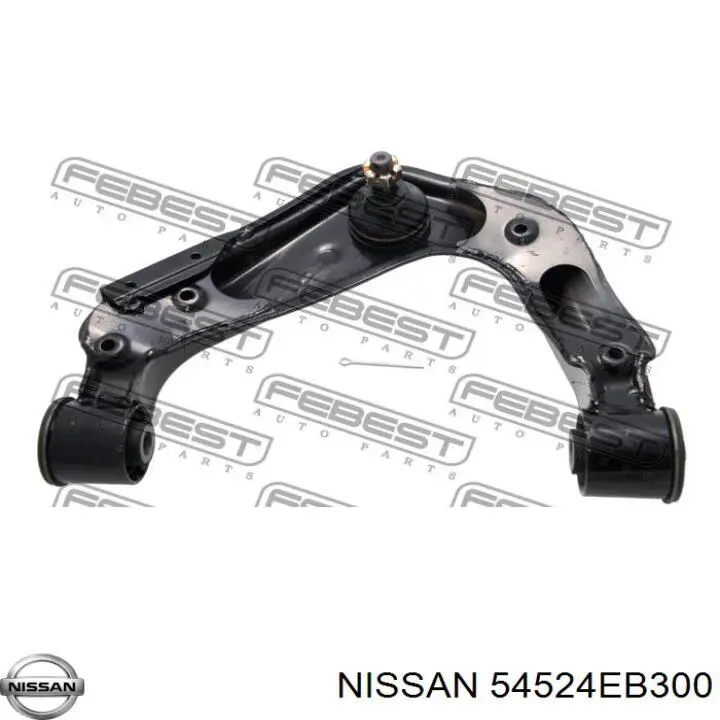 54524EB300 Nissan barra oscilante, suspensión de ruedas delantera, superior derecha
