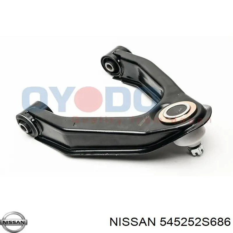 545252S686 Nissan barra oscilante, suspensión de ruedas delantera, superior izquierda