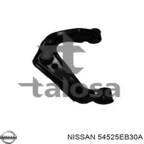 54525EB30A Nissan barra oscilante, suspensión de ruedas delantera, superior izquierda