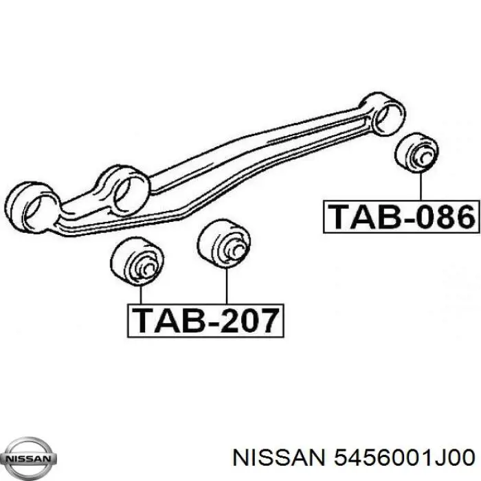 Silentblock suspension Nissan/Infiniti 5456001J00