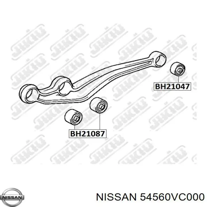 Silentblock de brazo de suspensión Nissan/Infiniti 54560VC000 precio, desde 11,87 EUR