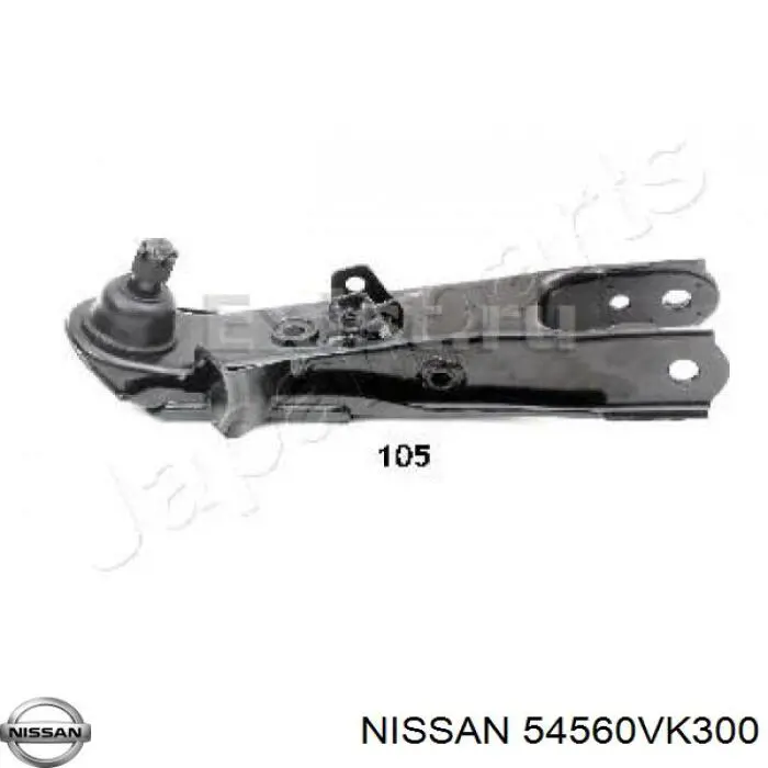 54560VK300 Nissan silentblock de suspensión delantero inferior