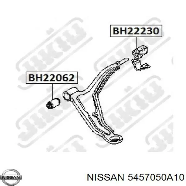 5457050A10 Nissan silentblock de suspensión delantero inferior