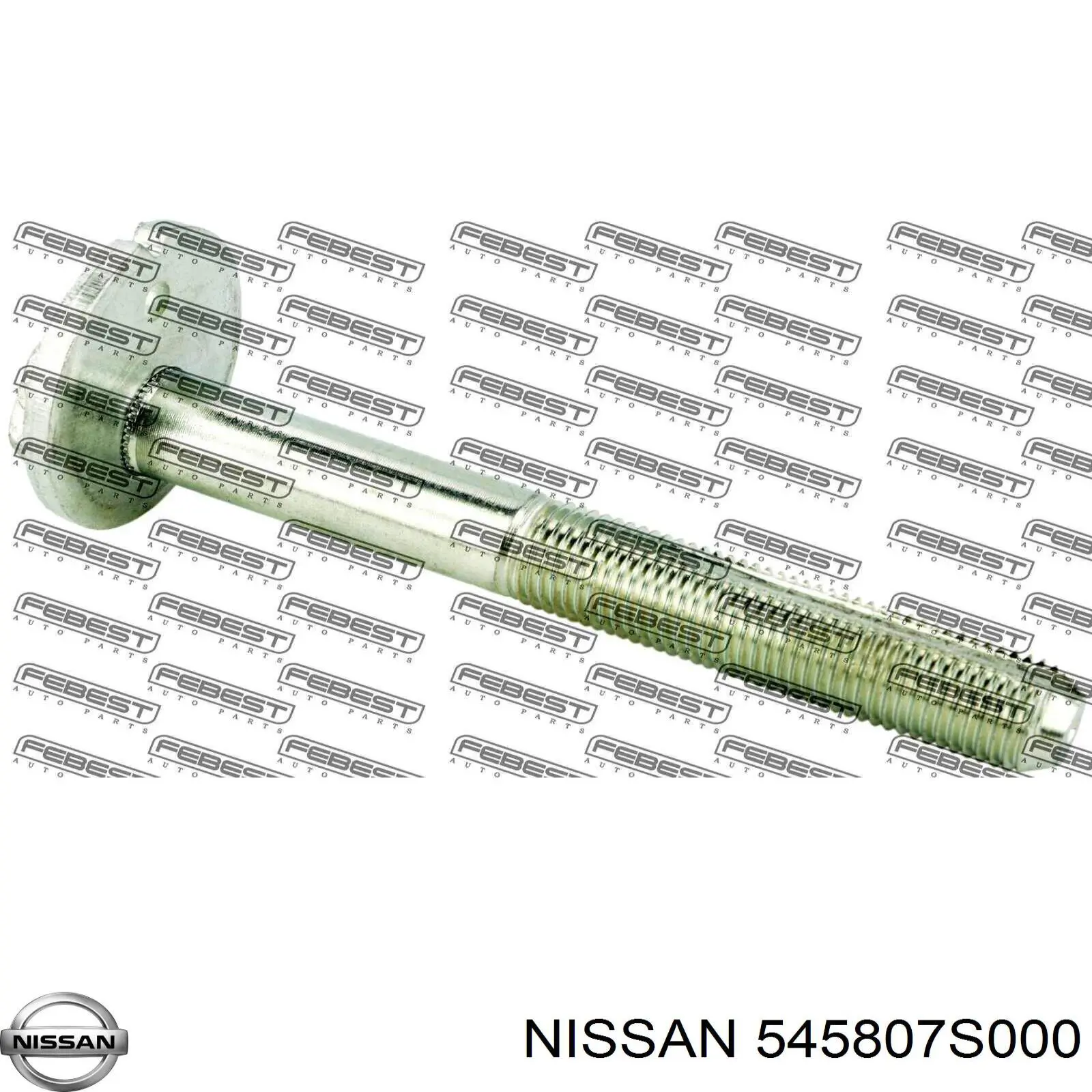 545807S000 Nissan/Infiniti Perno de fijación interior del brazo oscilante inferior trasero