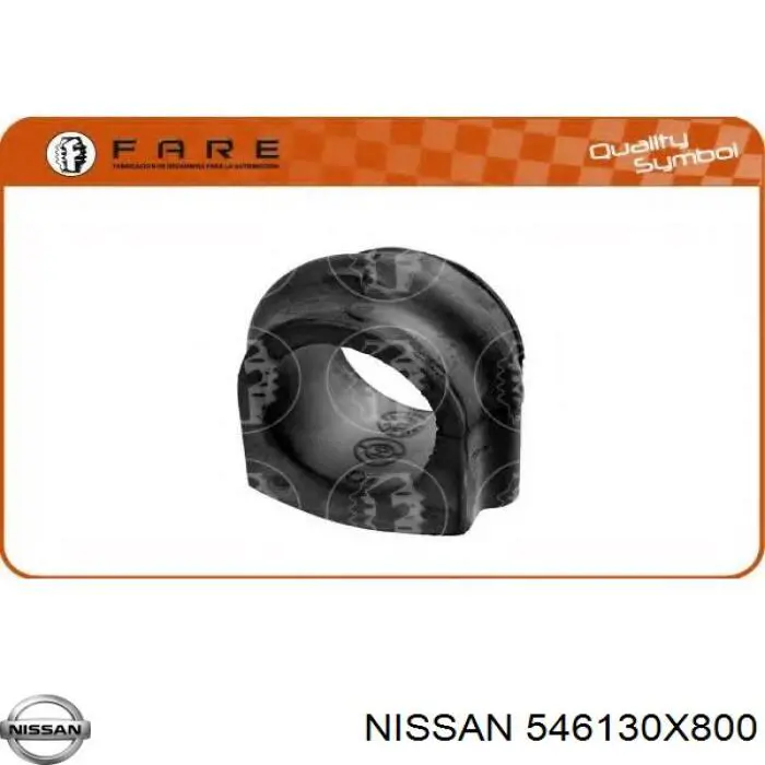 Buje de barra estabilizadora delantera 546130X800 Nissan/Infiniti