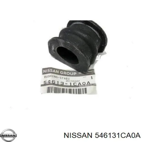 546131CA0A Nissan casquillo de barra estabilizadora delantera