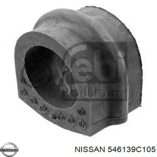 Comprar 546139C105 Nissan/Infiniti Buje de barra estabilizadora delantera