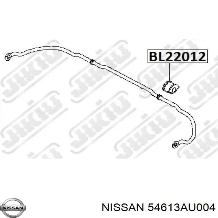 Comprar 54613AU004 Nissan/Infiniti Buje de barra estabilizadora delantera