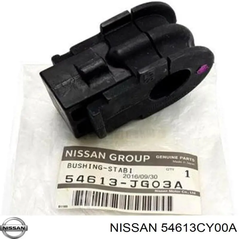 54613CY00A Nissan casquillo de barra estabilizadora delantera