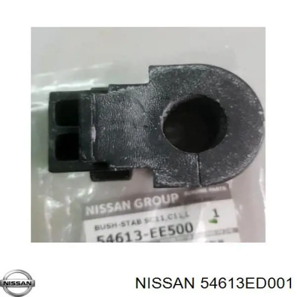 54613ED001 Nissan casquillo de barra estabilizadora delantera
