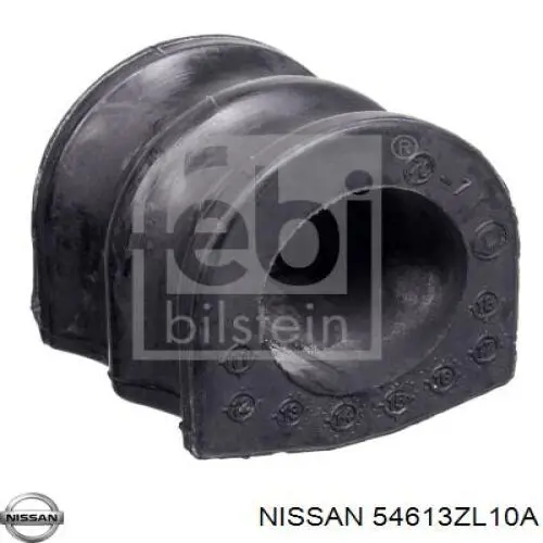 54613ZL10A Nissan casquillo de barra estabilizadora delantera