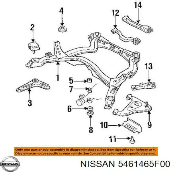 Comprar 5461465F00 Nissan/Infiniti 