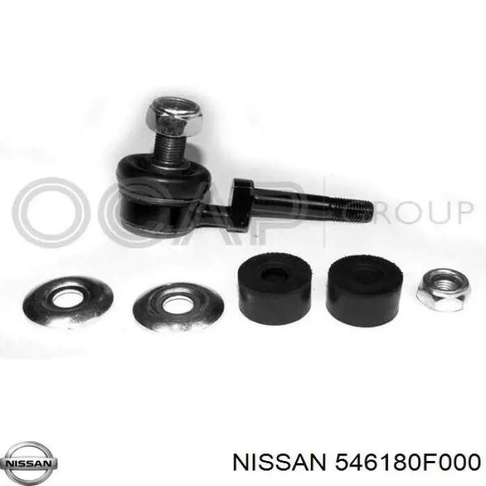 546180F000 Nissan soporte de barra estabilizadora delantera