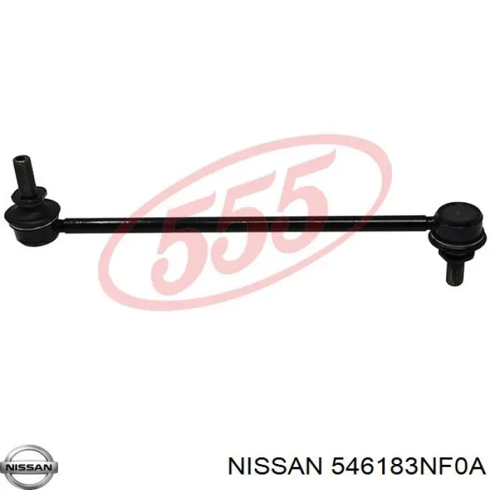 546183NF0A Nissan soporte de barra estabilizadora delantera