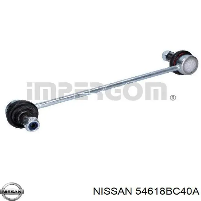 54618BC40A Nissan soporte de barra estabilizadora delantera