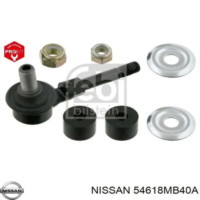 54618MB40A Nissan soporte de barra estabilizadora delantera