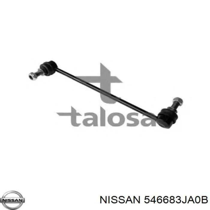 546683JA0B Nissan barra estabilizadora delantera izquierda