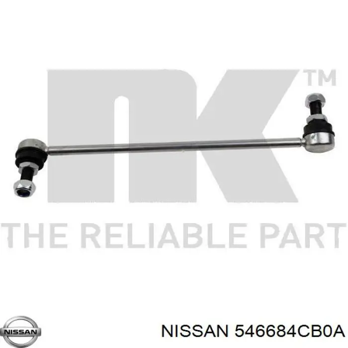 Comprar 546684CB0A Nissan/Infiniti Bieleta estabilizadora delantera izquierda