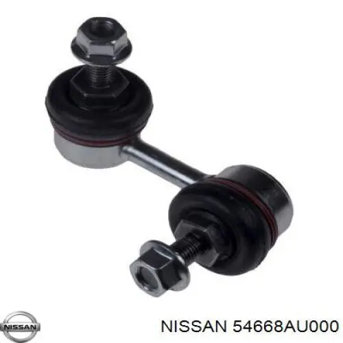 54668AU000 Nissan barra estabilizadora delantera izquierda