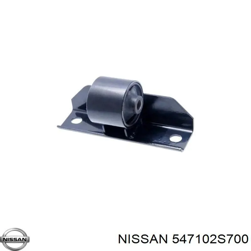 547102S700 Nissan silentblock,suspensión, cuerpo del eje trasero, delantero superior