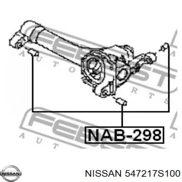 Buje de la traviesa de montaje del diferencial delantero delantero Nissan/Infiniti 547217S100 precio, desde 27,31 EUR