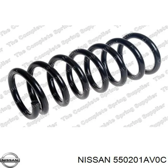 Comprar 550201AV0C Nissan/Infiniti Muelle de eje trasero
