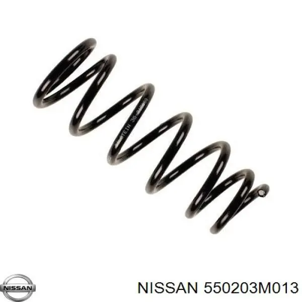 550203M013 Nissan muelle de suspensión eje trasero