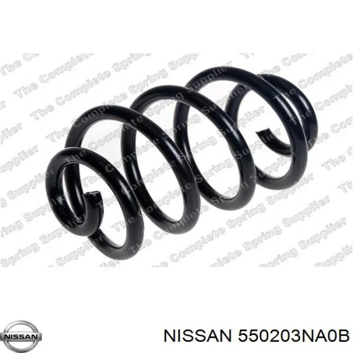 Comprar 550203NA0B Nissan/Infiniti Muelle de eje trasero