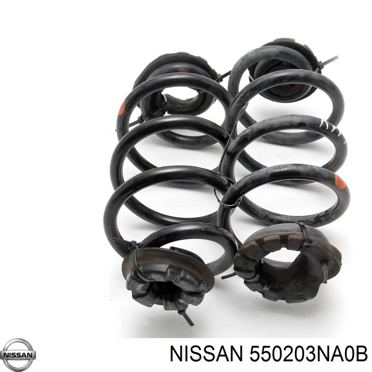 550203NA0C Nissan muelle de suspensión eje trasero