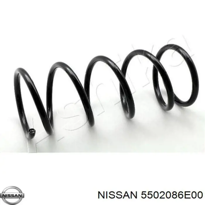 5502086E00 Nissan muelle de suspensión eje trasero