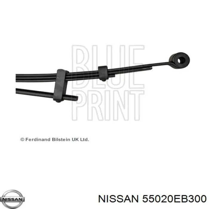 Ballesta trasera Nissan Navara D40