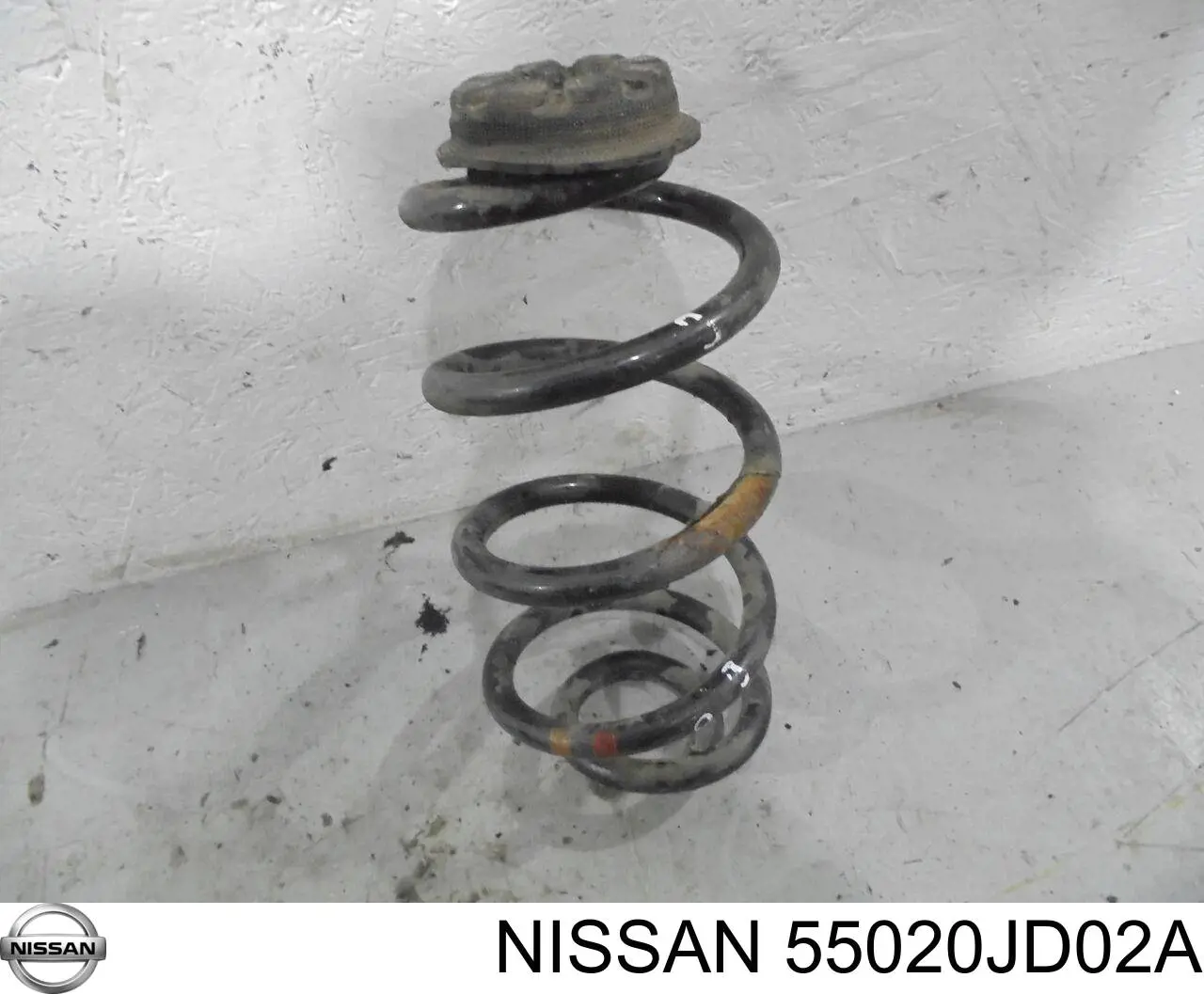 55020JD02A Nissan muelle de suspensión eje trasero