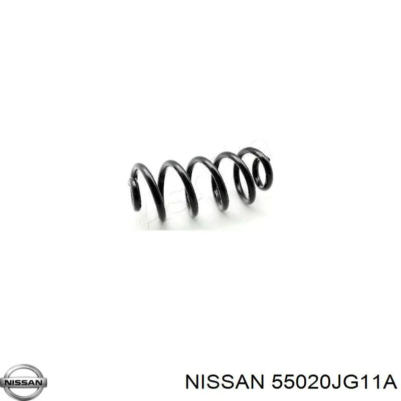 55020JG11A Nissan muelle de suspensión eje trasero