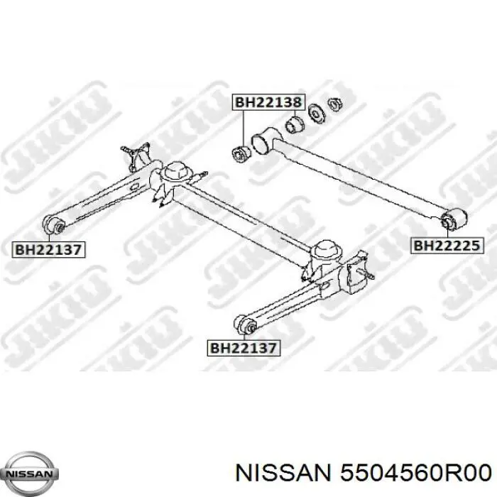 Silentblock del subchasis trasero Nissan/Infiniti 5504560R00 precio, desde 12,66 EUR