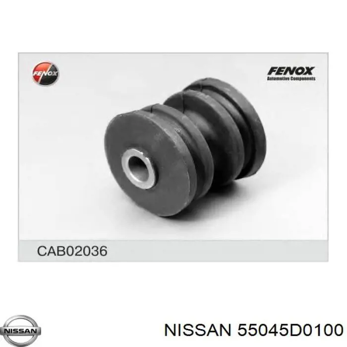 55045D0100 Nissan/Infiniti Buje delantero del brazo longitudinal trasero