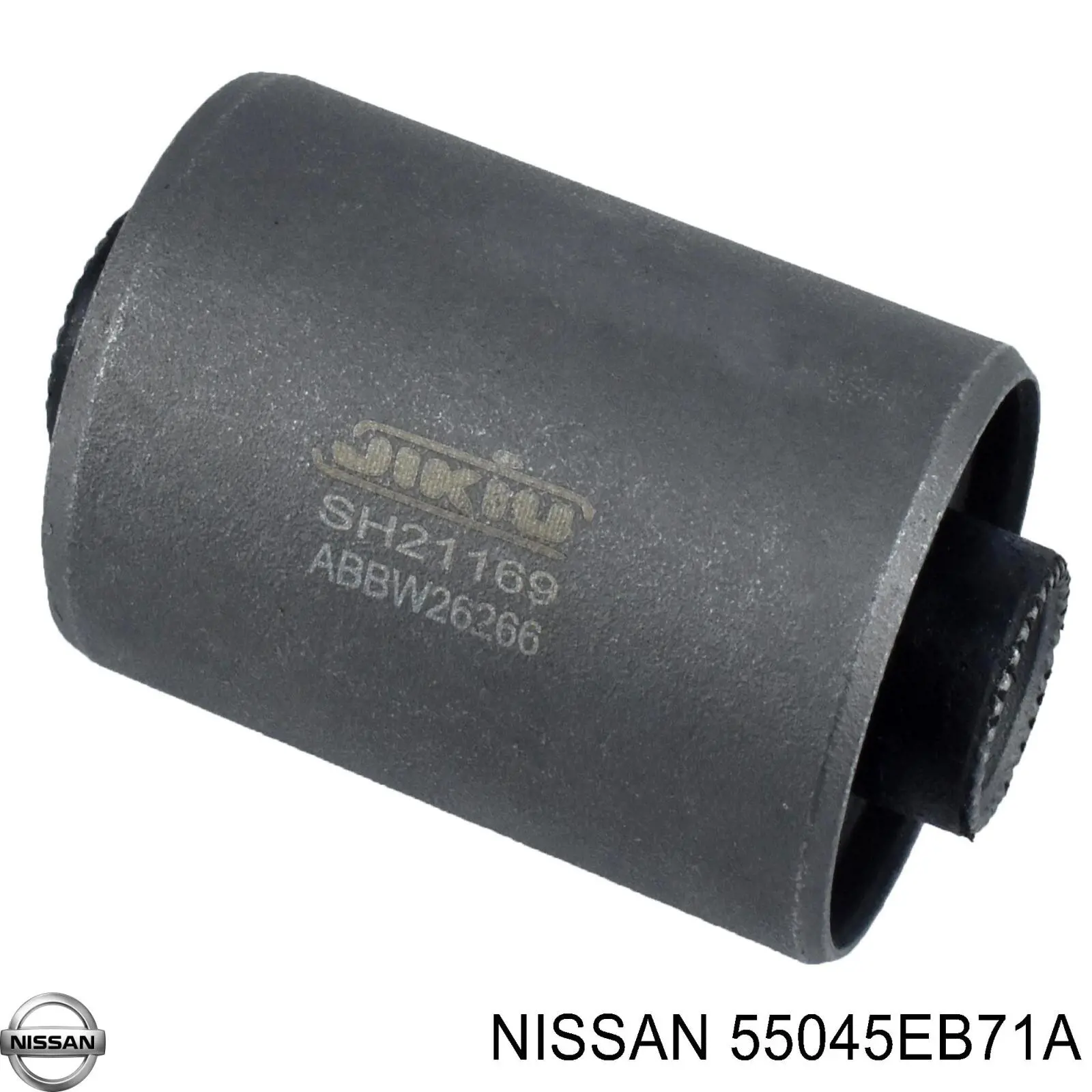 55045EB71A Nissan silentblock delantero de ballesta delantera