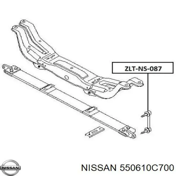 550610C700 Nissan soporte de barra estabilizadora trasera