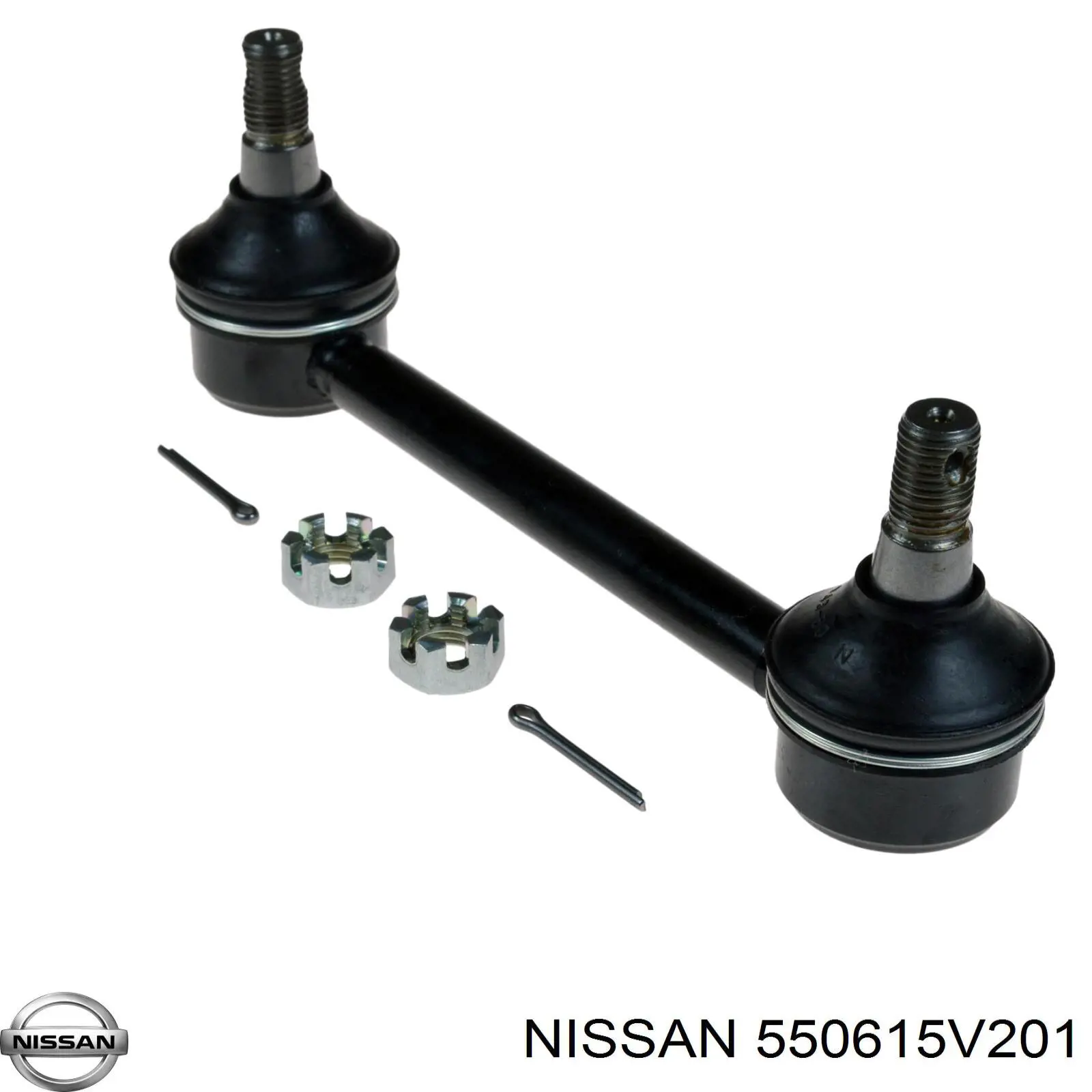 550615V201 Nissan soporte de barra estabilizadora trasera