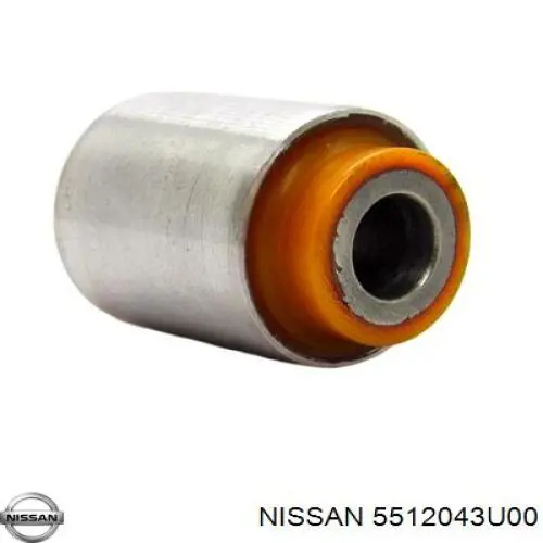 5512043U00 Nissan barra transversal de suspensión trasera