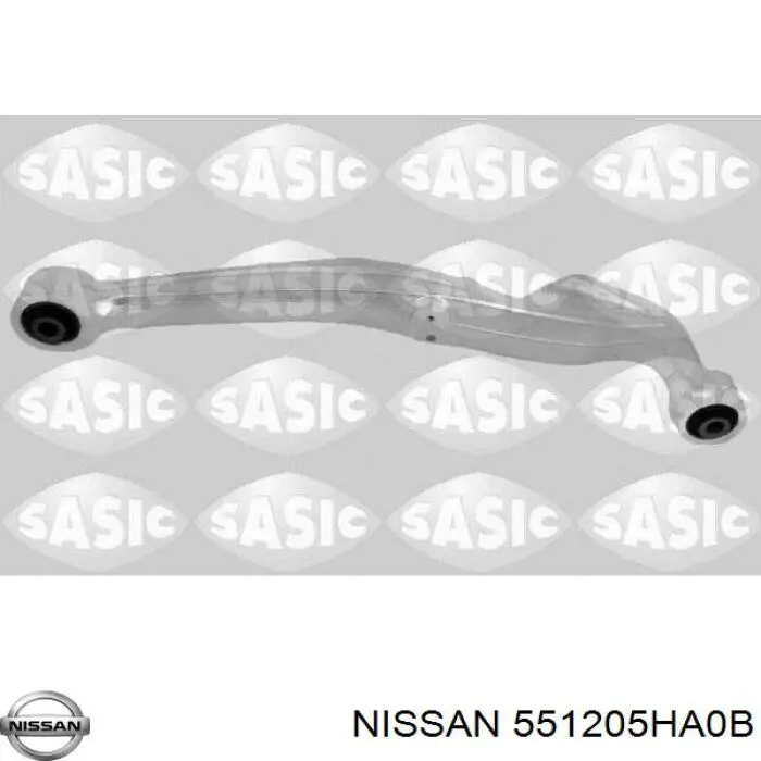 Comprar 551205HA0B Nissan/Infiniti Brazo superior derecho de la suspensión trasera