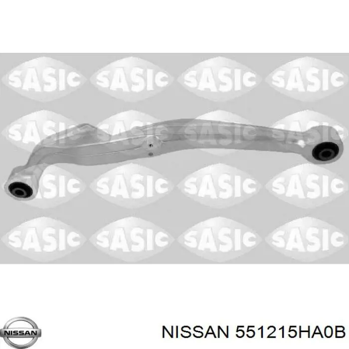 551215HA0B Nissan brazo suspension trasero superior izquierdo