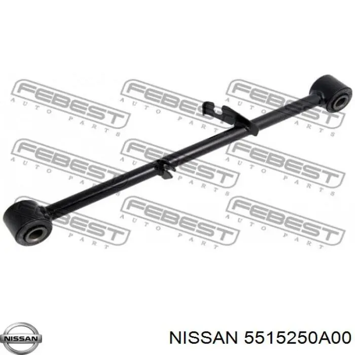 5515250A00 Nissan suspensión, barra transversal trasera