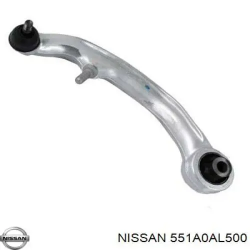 551A0AL500 Nissan barra transversal de suspensión trasera