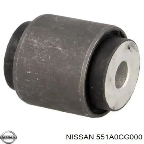 551A0CG000 Nissan suspensión, barra transversal trasera