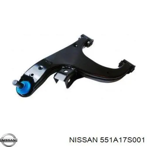 551A17S001 Nissan brazo suspension (control trasero inferior izquierdo)