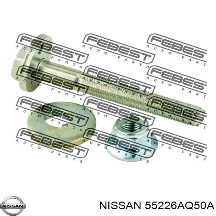 Comprar 55226AQ50A Nissan/Infiniti Perno de fijación interior del brazo oscilante inferior trasero
