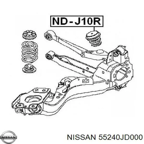Tope de amortiguador trasero Nissan/Infiniti 55240JD000 precio, desde 9,98 EUR