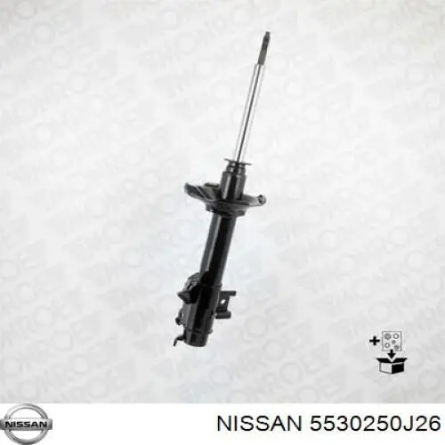 5530250J26 Nissan amortiguador trasero derecho