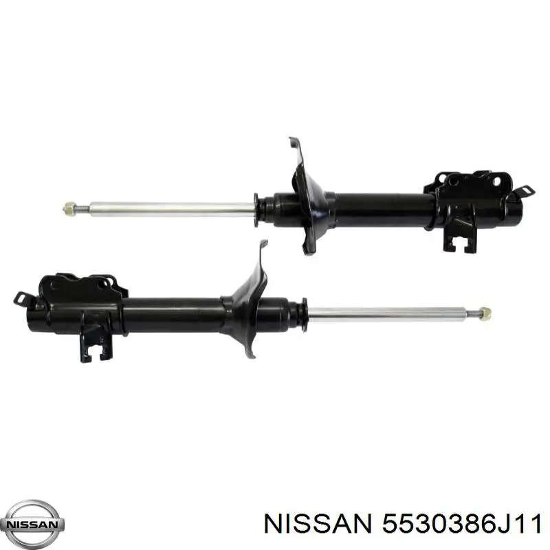 5530386J11 Nissan amortiguador trasero derecho